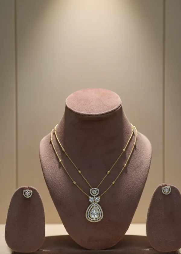 Silver_Brass_Necklace_Set_For_Women